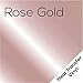 Craftables Rose Gold Heat Transfer Vinyl HTV - 5 Sheets Easy to Weed Tshirt Iron on Vinyl for Silhouette Cameo, Cricut, All Craft Cutters. Ships Flat