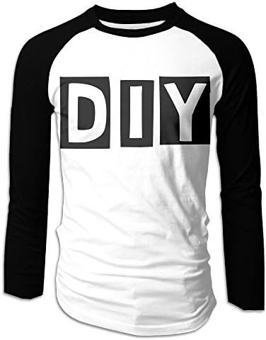 Xianshime Personalized DIY Print Hit Color PrintingClassic Long T-Shirt -Add Your Image&amp;Text