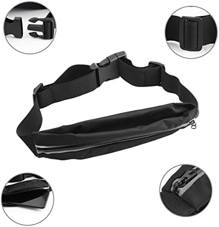 Running Belt Waist pack Fanny pack Fitness Belt Sports belt Water Resistant Workout for iPhone X, iPhone 8 7PLUS, Samsung Galaxy s8 s7 s6 Plus- Men,Women during Sports Fitness,Cycling,Hiking,Travel