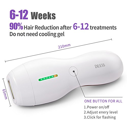 DEESS Hair Removal System series 3 plus, Permanent Hair Removal Device Home Use, 350,000 flashes,Purple.Corded Design, no downtime.Cooling gel is not required, Gift: Goggles.FDA cleared. - Thumbnail 2