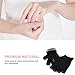 PRETTY SEE Moisturizing Gloves Gel Moisture Spa for Cracked Skin Care and Instant Soften Repair, Black