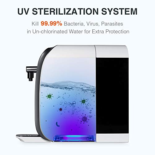 SimPure Y7 UV Countertop Water Filtration System, Reverse Osmosis Water