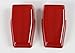 Opar Red Tailgate Hinges for 2007-2017 Jeep JK Wrangler & Unlimited - 2PCS