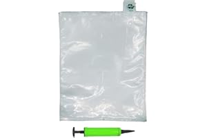 Miupoo Packaging Air Bags,Clear Plastic Inflatable Air Packaging Protector Bag with Free Pump Cushion,Air Inflatable Cushion Blocking Packaging Bag,10x12 Inches,50 Pieces