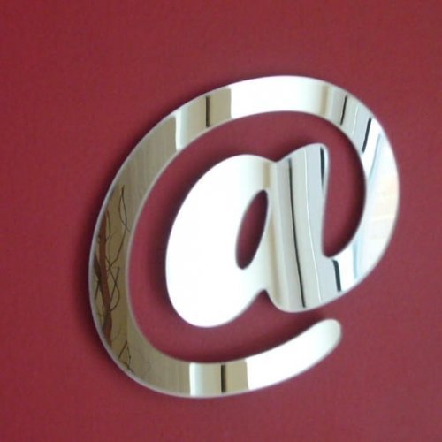 Funky @ - At Sign Mirror 45cm