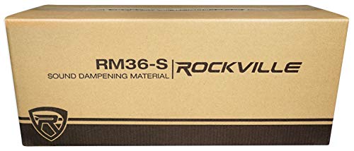 RockvilIe RM36-S Trunk Lid+4-Door Sound Dampening Anti-Vibration Car Audio Kit