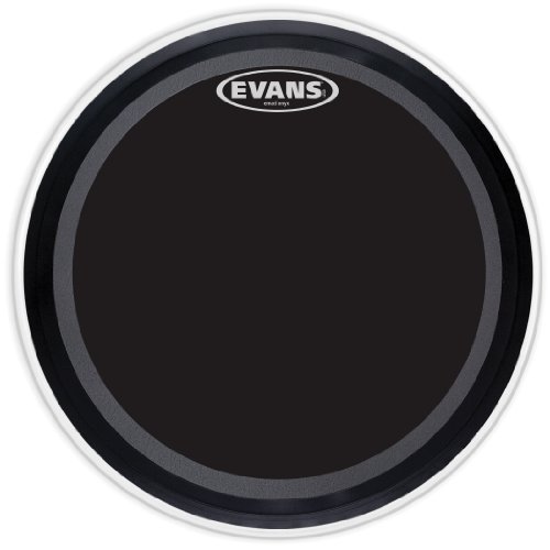 Evans Heads BD24EMADONX 24-Inch EMAD Onyx Bass Drum Heads