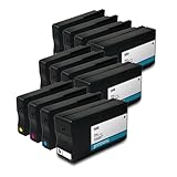 Printronic Remanufactured Ink Cartridge Replacement for HP 950 CN049AN ( Black,Cyan,Magenta,Yellow , 12-Pack )