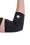 Fit Active Sports Elbow Arm Brace Compression Sleeve | Tendonitis, Epicondylitis, Golf, Tennis, Gym Recovery Support Band for Men and Women | Great for Pain Relief, Workout, Weight Lifting