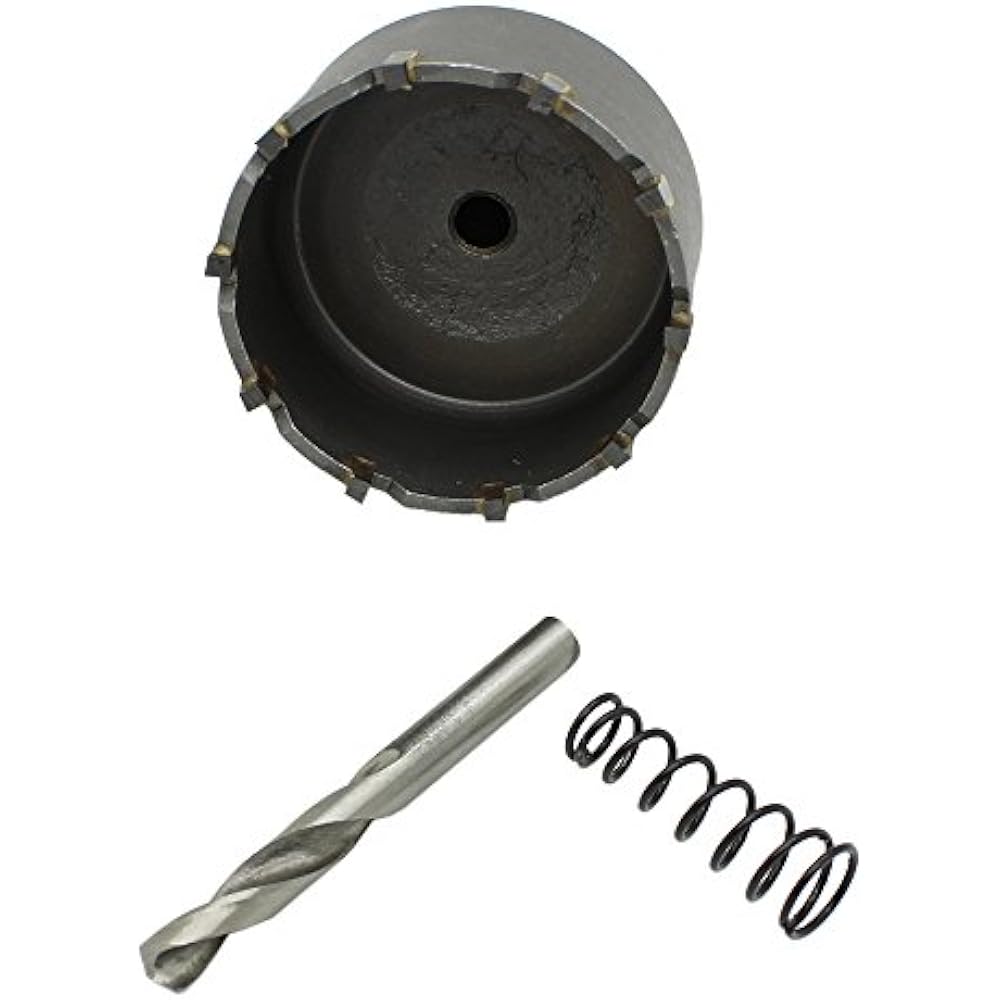 AUTOTOOLHOME 2 Hole Saws Inch Metal Steel Tooth Carbide Tip TCT Drill