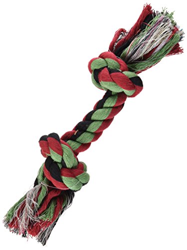 Flossy Chews Cottonblend Color Rope Bone, Medium, 12-Inch