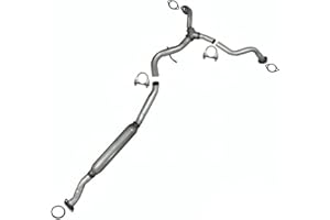 NORTHEASTERN EXHAUST Northeastern 409 Stainless Steel Exhaust Resonator Pipe compatible with 2005-2009 Subaru Outback 3.0L -Stainless Steel - Limited Lifetime Warranty