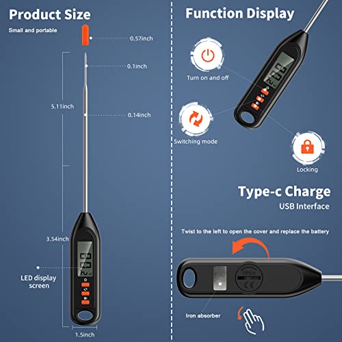 Digital Infrared Thermometer Temperature Gun 58°F to1022°F Non