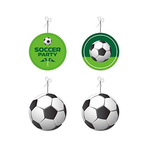 Soccer Party Green And Black Soccer Ball Kids Party Soccer