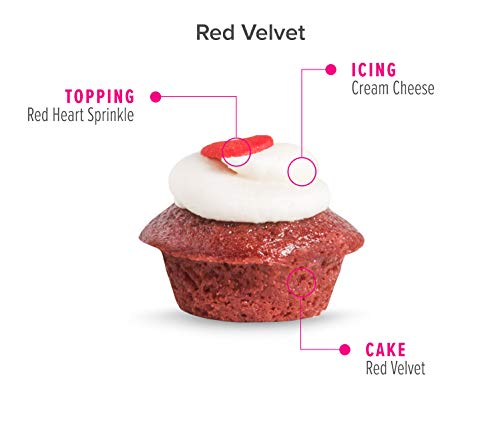 Baked by Melissa Cupcakes Valentine's Day Collection - Assorted Bite-Size Cupcakes, (25 Cupcakes)