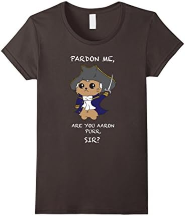 Women's Cute Hamilton Cat T-Shirt XL Asphalt