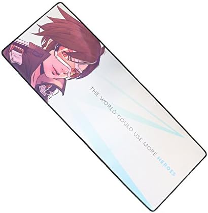 CHC Overwatch Gaming Mouse Pad-Stitched Edges Extended Fast Mouse Pad 31.5Lx11.8Wx0.12H(114)
