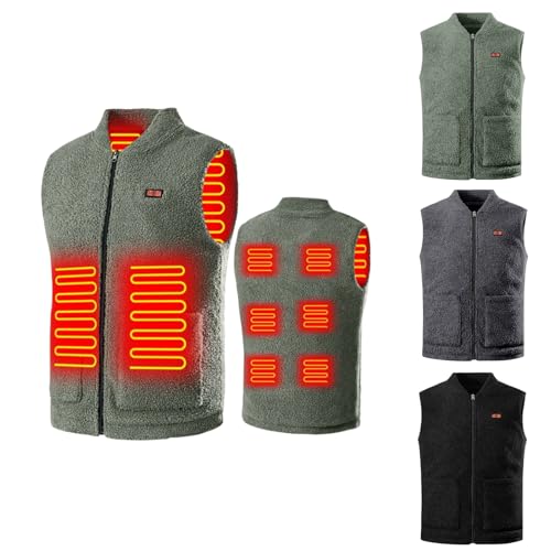 Womens Gilet, USB Powered (Battery Not Included), Heated Vest for Winter Outdoor Activities, Lightweight & Comfortable Thermal Body Warmer for Winter Cycling & Hiking