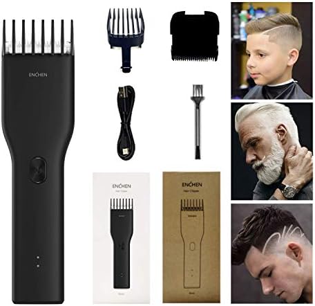 Professional Cordless Hair Trimmer & Clipper Kit – T-Blade, Rechargeable, Unisex Beard Cutter