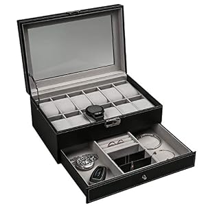 Ogrmar-12-Slot-PU-Leather-Lockable-Watch-Storage-Boxes-Men-Women-Jewelry-Display-Drawer-Case-2-Tier-Organizer-Watch-Showcase-with-Glass-Lid