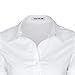SUNNOW Womens Button Down Shirts Tailored Short Sleeve Shirt Basic Simple Stretch Wrinkle Free Formal Work Blouses White
