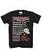 Marvel Deadpool Tshirt for Men Adult Graphic Tee T-Shirt Men's Merch Merchandise Classic Vintage Stuff Teen Deadpool to Do List (Black, Medium)