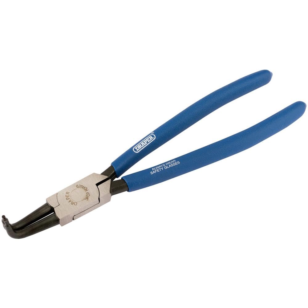 Draper 56417 Internal Circlip Plier with 90° Tips, 215mm,Blue