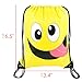 Drawstring Backpack for Sport Mesh Buckle Zipper Pocket Gym Bag Durable Teal Brid Pattern String Bag