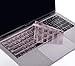 CaseBuy Premium Ultra Thin Keyboard Cover Compatible New MacBook Air 13-inch A1932 with Touch ID Retina Display Soft-Touch TPU Keyboard Protective Skin, Rose Gold