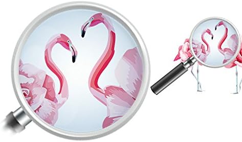 Lichi Romantic Pink Love Flamingos Wall Sticker Decal for Bedroom Living Room Wedding Decor - Image 3