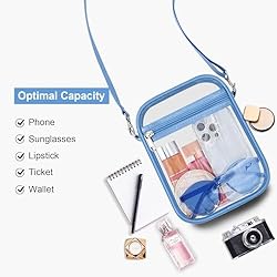USPECLARE Clear Purse Stadium Transparent Messenger