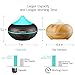 InnoGear 500ml Aromatherapy Essential Oil Diffuser Wood Grain Aroma Diffusers Cool Mist Humidifier with Timer Adjustable Mist 7 Color Changing Night Lights Waterless Auto Shut-Off