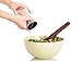 Salt and Pepper Grinder Set with Matching Stand - Adjustable Coarseness Ceramic Mill, Brushed Stainless Steel and Glass Salt & Pepper Mills Plus Extra Salt & Pepper Shakers & Ebook