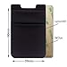 Universal Self Adhesive Cell Phone Card Holder,FANSONG Ultra-Slim Elastic Lycra Spandex Fabric Wallet for Multiple Cards Earphone SIM Card Adapter for Apple Samsung Huawei Smart Phones (2.3
