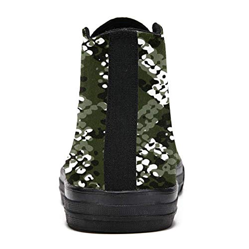 41RPJyIpYuL LORVIES - Zapatillas de deporte para hombre, diseño de piel de serpiente, color verde LORVIES - Zapatillas de deporte para hombre, diseño de piel de serpiente, color verde - Imagen 5