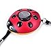 130DB Safety Emergency Personal Alarm KeyChain with LED Light,iDaye Ladybug-Shaped Siren Voice Self Defense Keyring,Security Lovely Azan alarm for Women/Kids/Elderly Protection,Best Survival Whistle