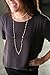 Susanne Pearlized Crystal Dangle Lanyard Necklace (Gold)