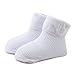 Delebao Baby Infant Lace Up Satin White Shoes Bootie Slippers Sneakers (9-12 Months, Shoes & Socks)
