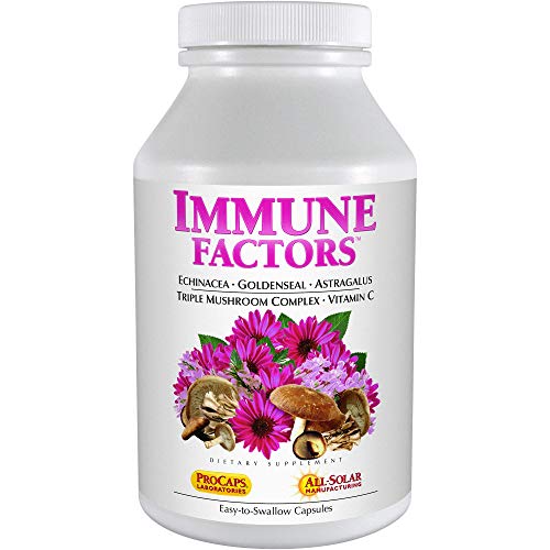 Andrew Lessman Immune Factors 60 Capsules – Echinacea, Goldenseal, Vitamin C, Astragalus, Supports and Promotes Immune System and Natural Defenses, No Additives. Small Easy to Swallow Capsules