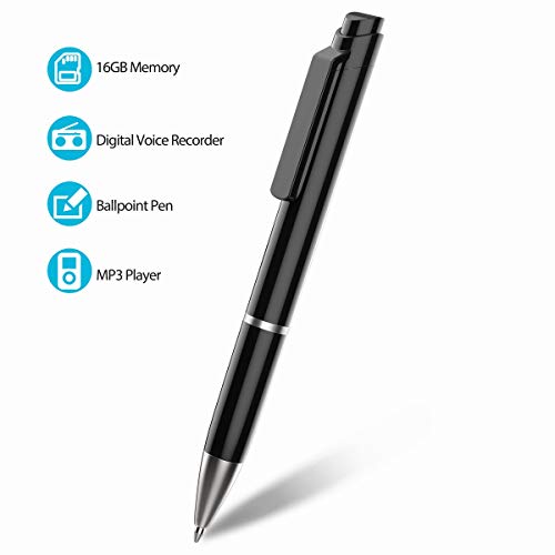 Digital Voice Recorder Pen, Enkman 16GB Audio Voice Recorder with Playback HD Recorder Hidden Recorder Longer Recording Time Perfect for Meetings Lectures Classes Interviewï¼ˆUpdated ï¼‰