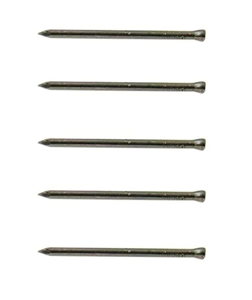 Merriway BH03493 (100 gm) 13 mm (1/2 Inch) Panel Steel Pin Bright Finish for Cabinet and Joinery Work - Pack of 100 gm