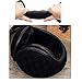 Lacoss Ear Warmers for Men and Women Winter Ear Muffs Foldable Outdoor Earmuffs Unisex (Black)