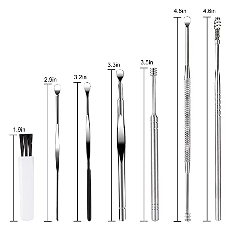 PINPOXE Earwax Removal Kit, Ear Cleaner, Ear Pick, Safe Ear Wax Removal