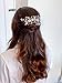 SWEETV Wedding Hair Comb,Pearl Bridal Hair Clip Silver-Rhinestone Wedding Hair Accessories for Brides Bridesmaid Women (1.Silver)