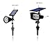 Solar Lights, APOLLED 400 Lumens Adjustable Waterproof 8 LED Solar Outdoor Spotlights, Solar Flood Light, Night Lights, Landscape Light with Security Auto- on/off Light Sensor