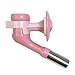 Choco Nose H570 Patented No Drip Large-Sized Dog Water Nozzle (ONLY for Dogs Over 45 lb), Enlarged Sized Leak-Proof Nozzle with 16oz Water Bottle, BPA Free, Nozzle Diameter: 22mm (Pink/Light Pink)