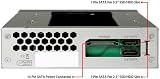 Icy Dock MB971SP-B 5.25" Hot Swap Drive Caddy 2.5" 3.5" SATA HDD SSD view 4