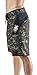 Maui Rippers Men’s Camo Board Shorts - Embroidered Octopus | Quick Dry Triple Stitch Swim Trunks