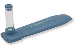 WEBE KALM Product Title: webe kälm: Sensory tool for calming with slow exhalation, visual focus, and auditory regulation. Supports mindfulness, stress relief, bedtime, and anxiety. (Blue)