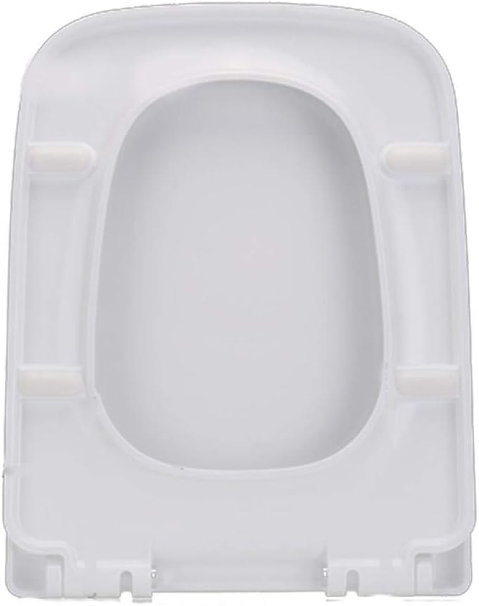 Thickened Toilet Seat Soft Close Quick Release Toilet Seat White (Heavy Duty) Dual Fixing System Universal Old-Fashioned Large V-Shaped U-Shaped Square O-shaped Seat Cover Descending Toilet Seat